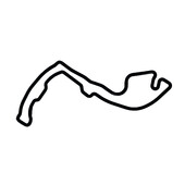 Circuit Monaco - Sculpture Murale en Bois (45 cm)